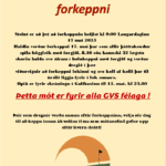 Bikarkeppni GVS forkeppni