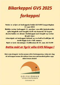 Bikarkeppni GVS forkeppni